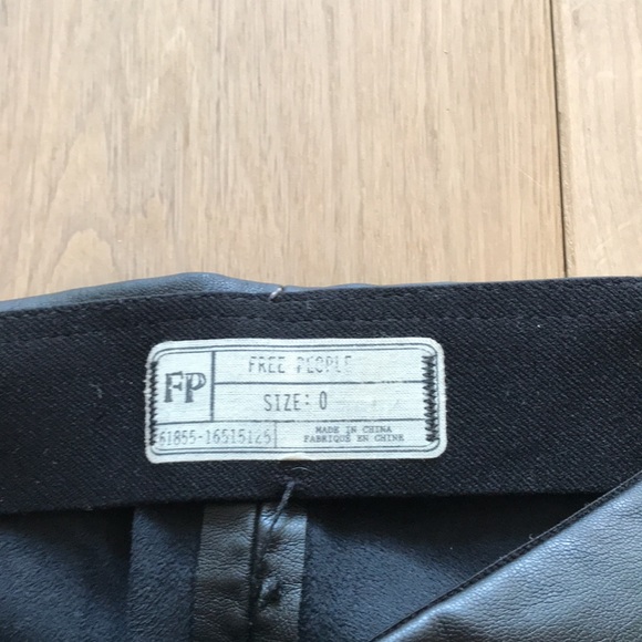 Free People Lana Vegan Leather Pants - Picture 8 of 12